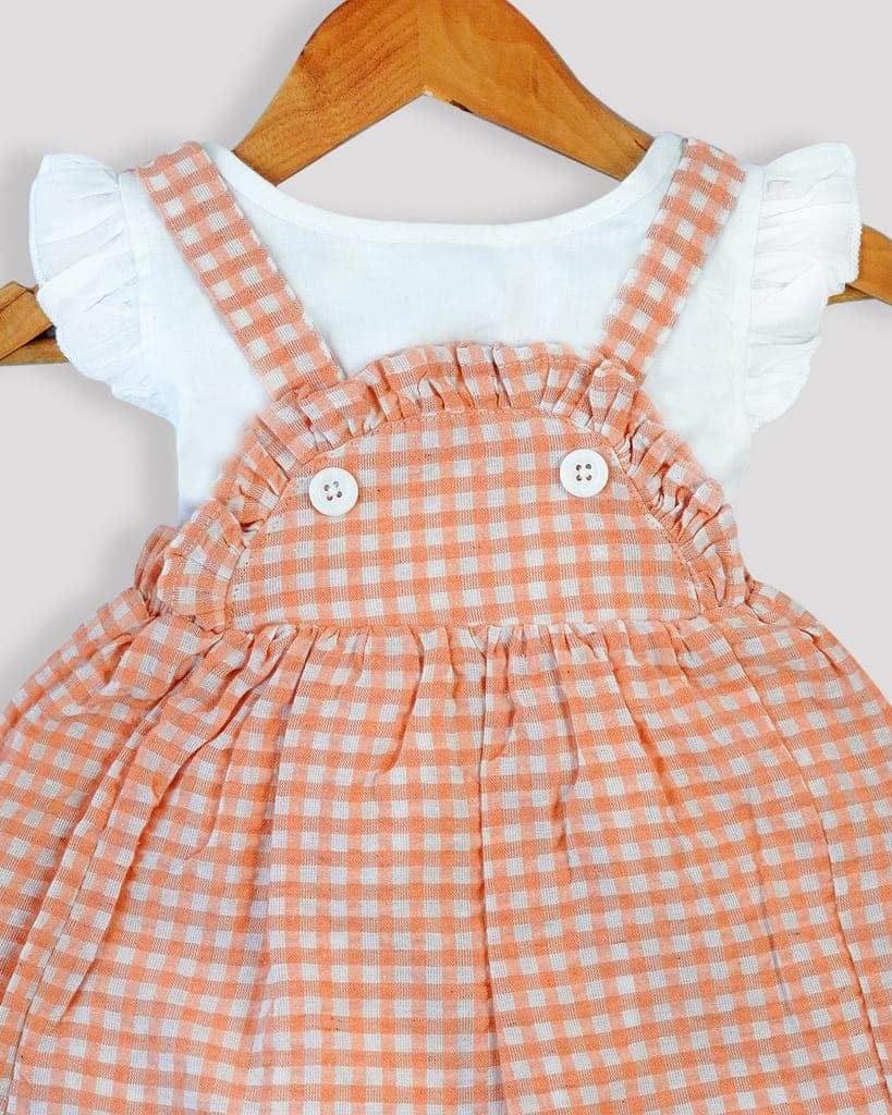BAMBEE Pinafore dress and top view 2