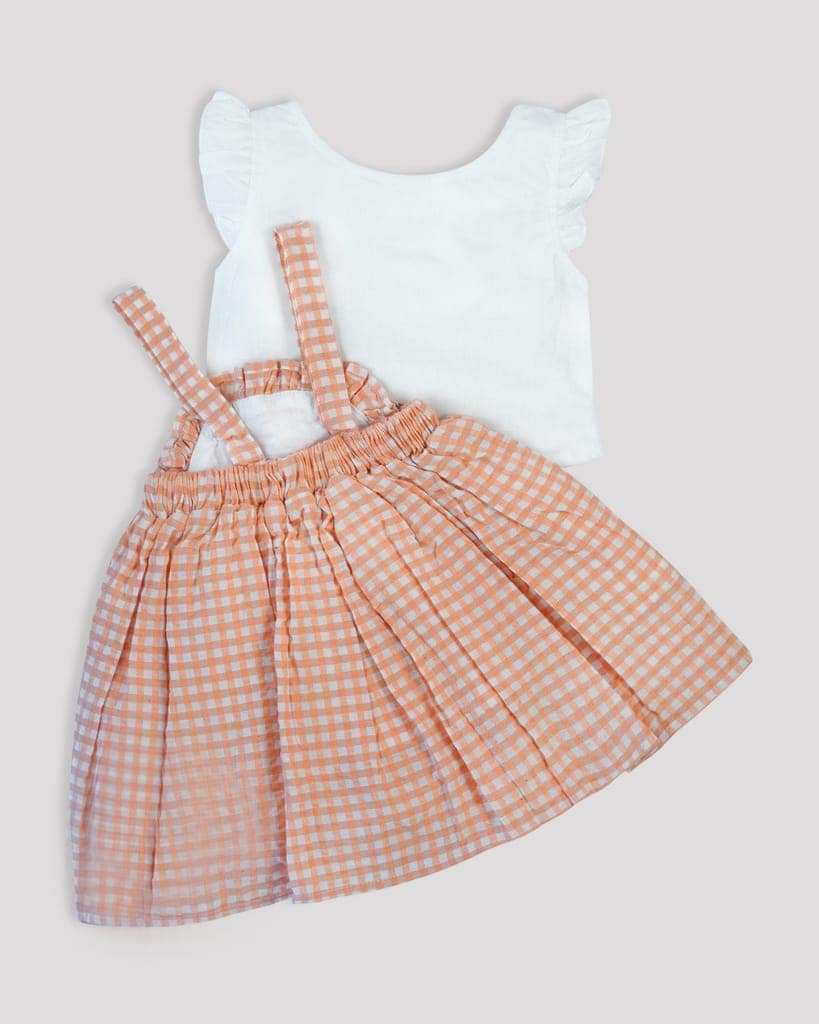 BAMBEE Pinafore dress and top view 3