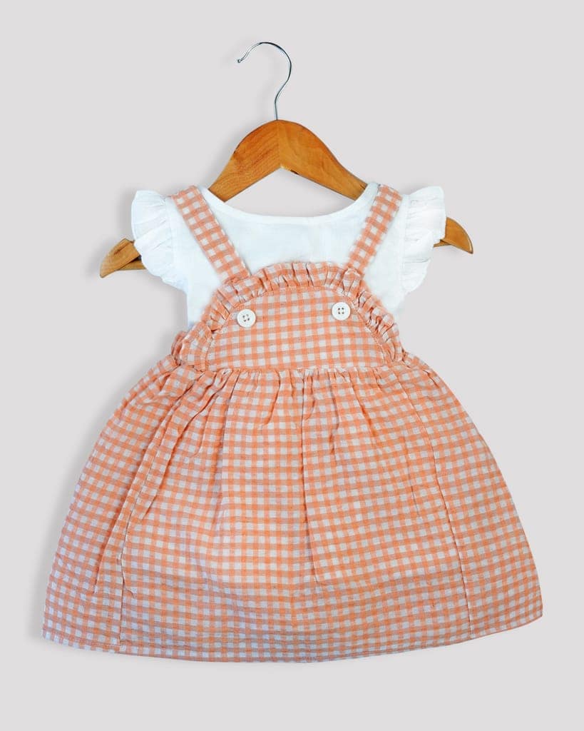 BAMBEE Pinafore dress and top view 4