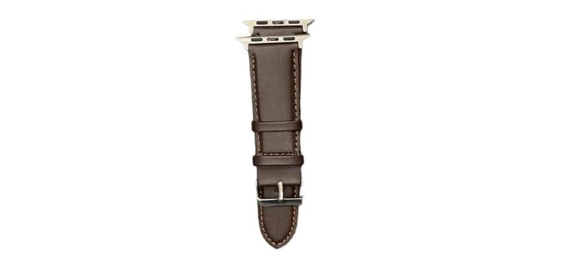 JUSTLY watch band strap (Dark Brown, 42mm/44mm/45mm/49mm)