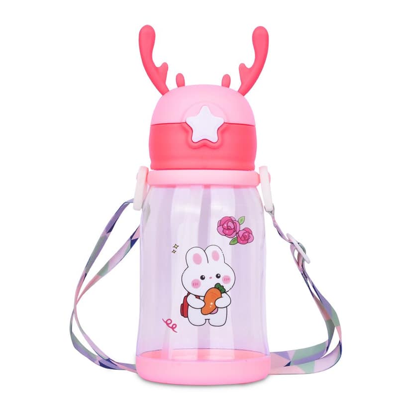Kids School Water Bottle | Water Bottle With Straw | Best Water Bottle With Straw | Drink Bottle With Straw | Bottle With Straw | Cartoon Water Bottles | Children Water Bottle for School | Kids Water Bottle | Cute Water Bottle | School Kids Water Bottle