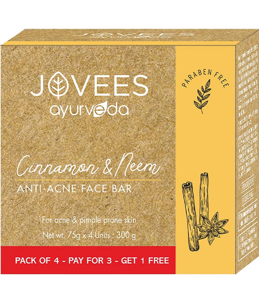 Jovees Herbal Exfoliating Soap for Anti Acne Soap for All Skin Type ( Pack of 4 )