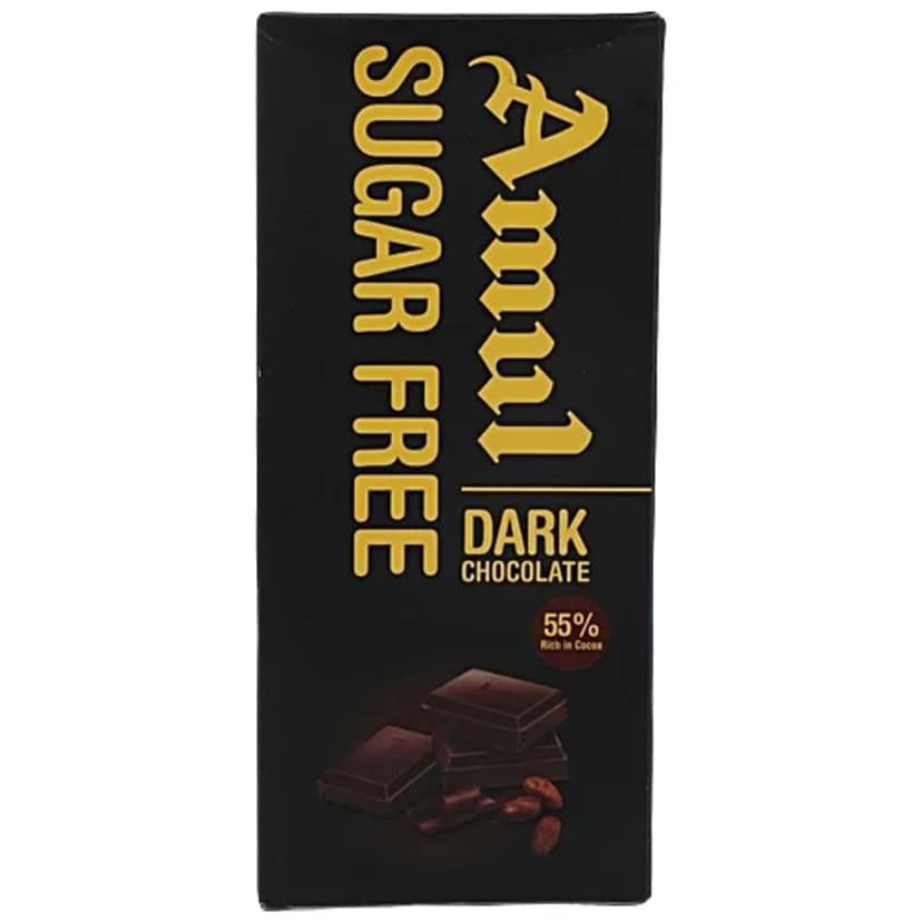 Amul Sugar Free Dark Chocolate, 150 g - 150 mL - One unit