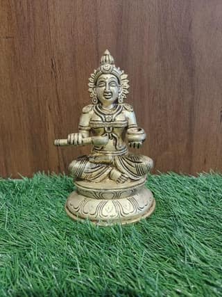 BRASS GODESS ANNAPURNA IDOL