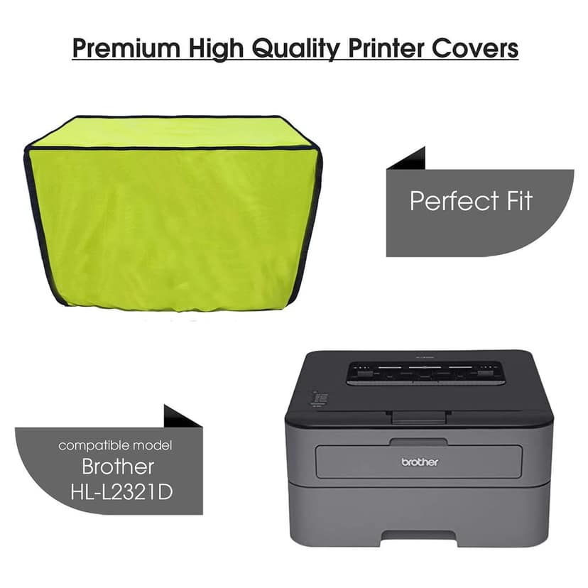 Palap Super Premium Dust Proof Printer Cover for Brother HL-L2321D (Green,40.6 x 41 x 23.3 cm) view 2