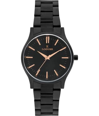 LOGUES WATCHES Analog Black Dial Men'S Watch | G E 458 Nm-03 | 3 ATM Water Resistant