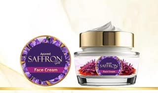 Ayuved Saffron Gold Face Cream, Luxury Skin Care with Purple Crocus Extract, 50g