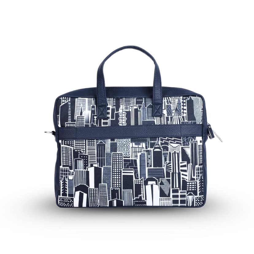 WOTM Laptop Bag Leather | Messenger Bag for Men & Women | Office Bag with Adjustable Strap | Laptop Side Bag for Office Use | Stylish leather Bag