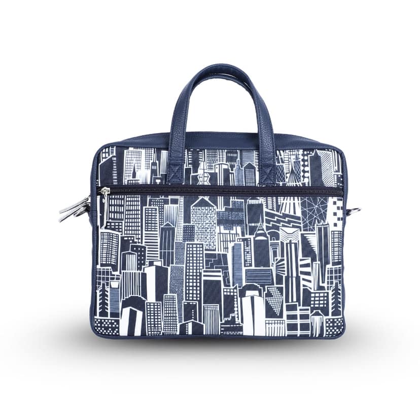 WOTM Laptop Bag Leather | Messenger Bag for Men & Women | Office Bag with Adjustable Strap | Laptop Side Bag for Office Use | Stylish leather Bag view 2