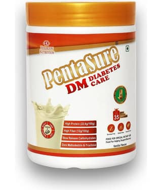 Pentasure DM VANILLA - Nutrition for Diabetes Patients 400 gm