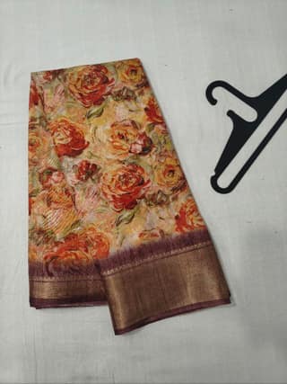 Flower Dola Silk Saree
