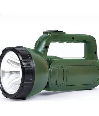 QitmirMKT Green Powerful Torch for camping, outdoor & emergency - 30W Rechargeable Flashlight Torch ( Pack of 1 )