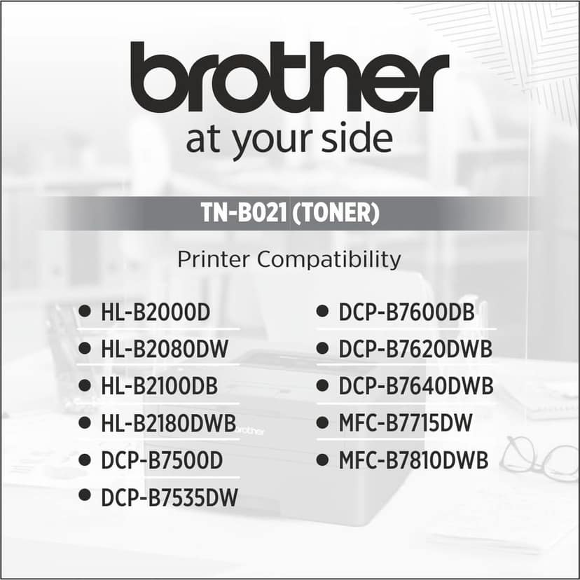 Brother Tn-b021 Toner (b7620dwb, B7640dwb, B7810dwb) view 3