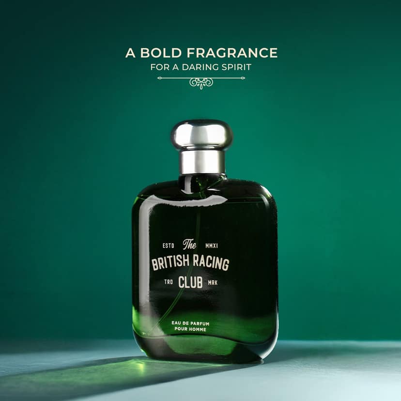 Laurelle London The British Racing Club Green Perfume For Men 100ml Pack Of 2 view 2