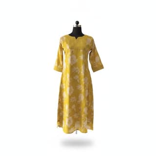 Floral Printed Cotton Kurti