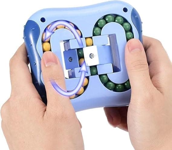 Magic Bean Cube Toys Rotating Decompression Square Small Beads Magic Cube Ball Game Creative Toys