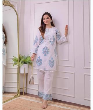 Cotton Short Kurti For Women (Pack of 1)