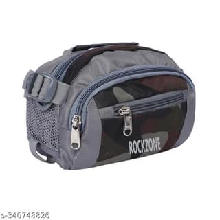 Rockzone polyester waist bag style travelpassport holder adjustable strapbumbag waist bag waist bag elegant style travel pouch passport holder military greengrey