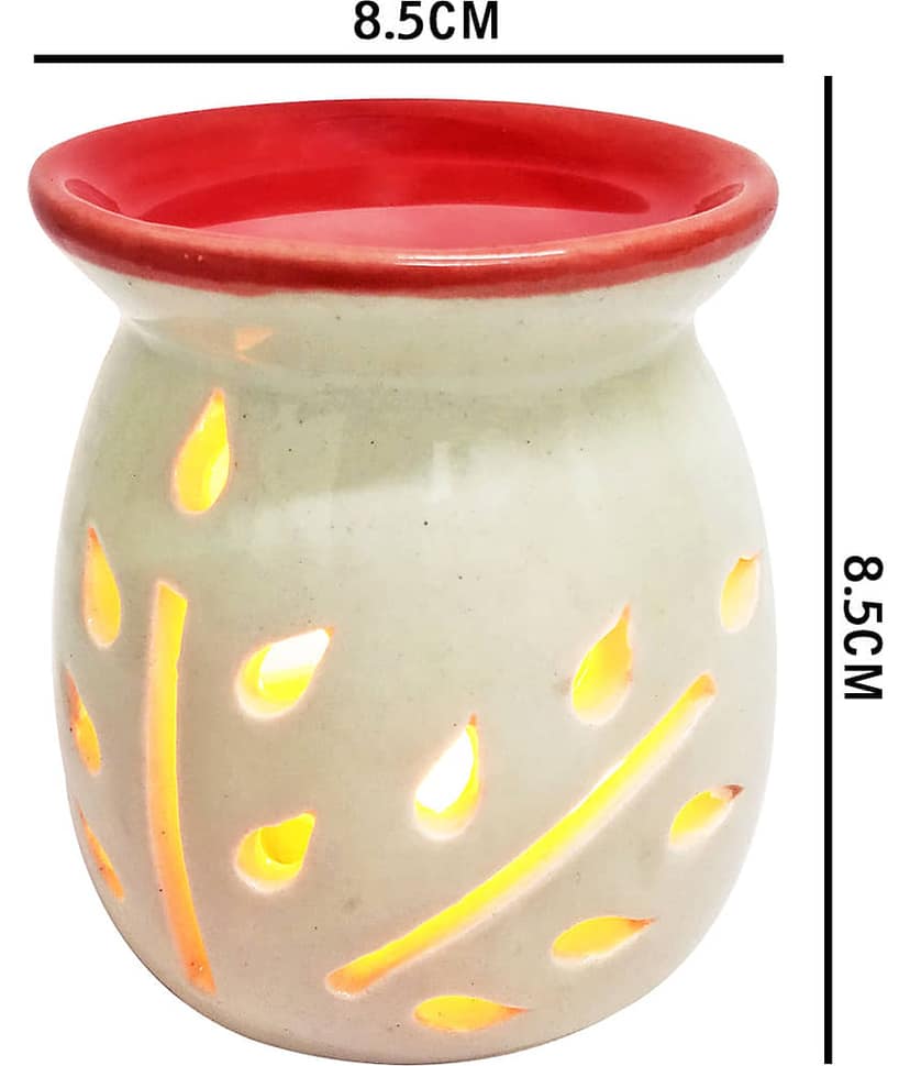Peepalcomm Ceramic Aroma Oils & Diffusers Set - Pack of 7 view 2