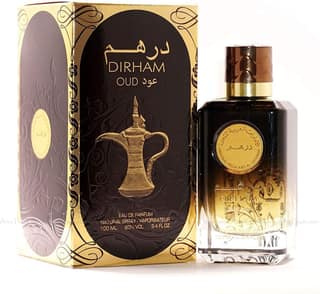 Dirham Oud Perfume (100ml) - Unisex Oriental Sandalwood & Musky Luxurious Scent Perfume