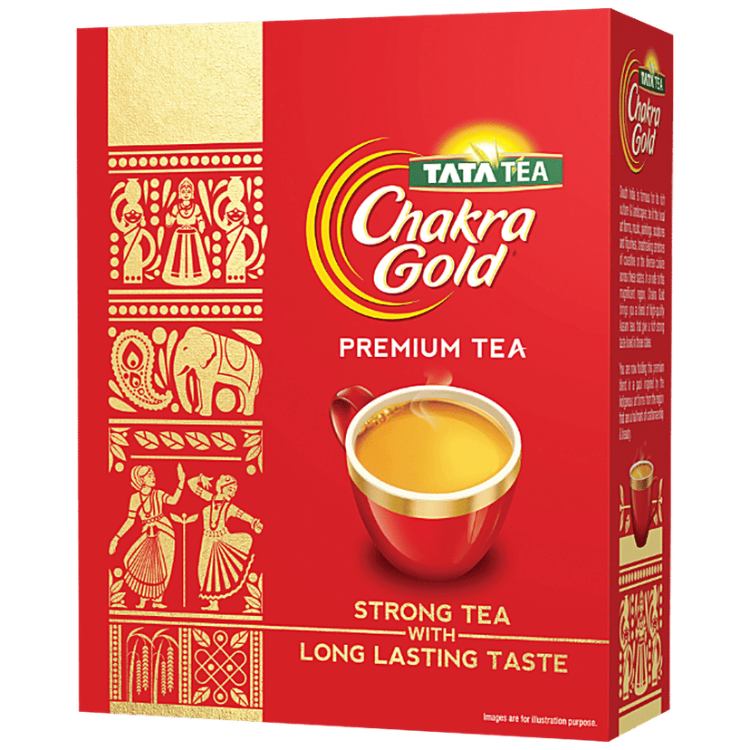 Tata Tea Chakra Gold Strong Tea With Long Lasting Taste - Black Tea, 500 g