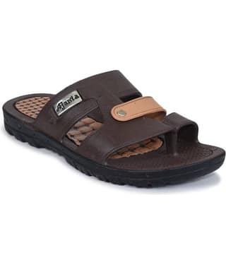 Ajanta - Brown Men's Leather Slipper