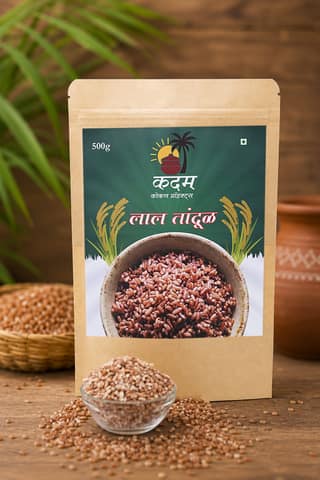 Naturally Grown Red Rice (Lal Tandul) | Farm-Fresh Premium Whole Grain Rice