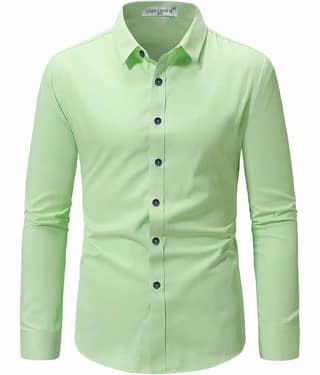 UNI VIBE Cotton Blend Slim Fit Solids Full Sleeves Men's Casual Shirt - Red ( Pack of 1 )