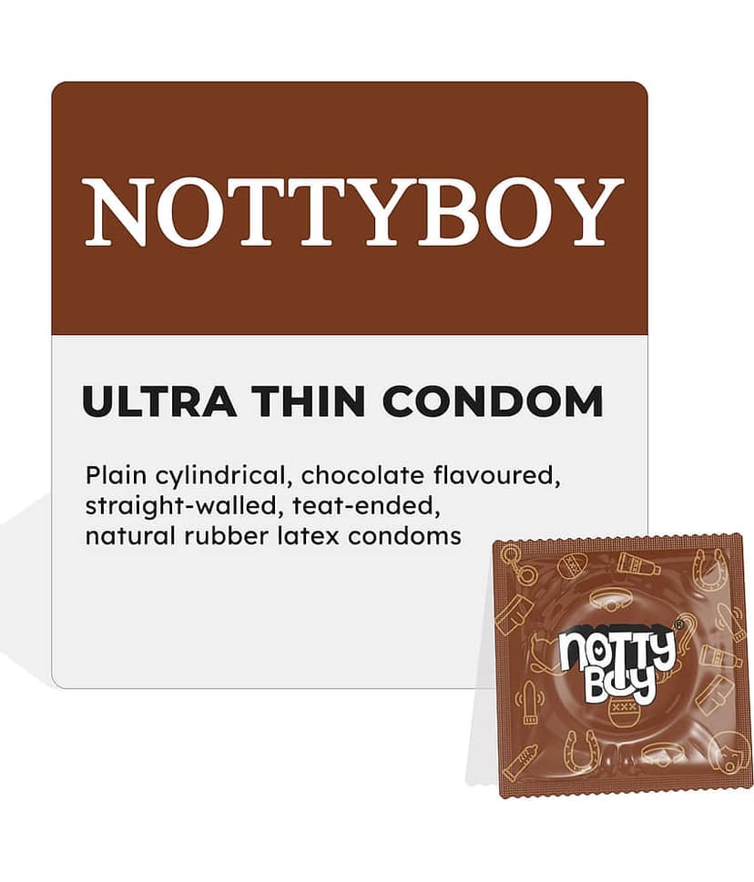 NottyBoy Lidocaine delay Spray For Men 20g, Chocolate Flavoured Condoms - Pack of 1 view 2