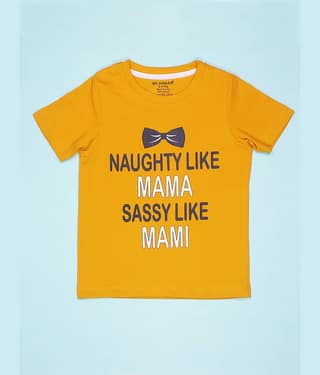 Be Awara Pack of 3 Boys Cotton T-Shirt ( Yellow )
