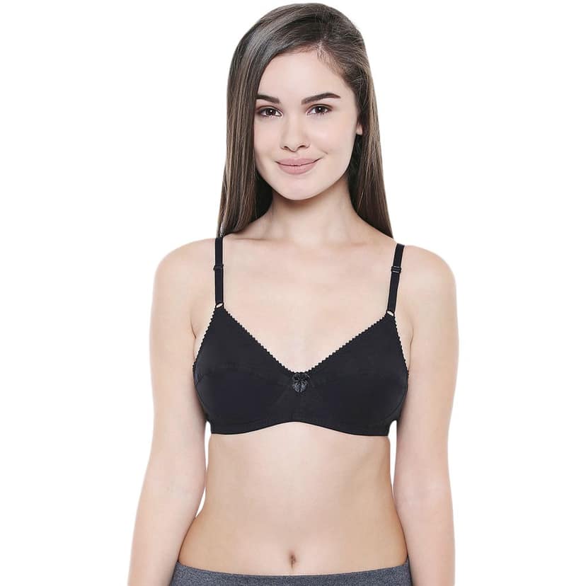 Bodycare Women Cotton Full Coverage Non Padded Regular Bra Pack - 2 E5508BS view 2