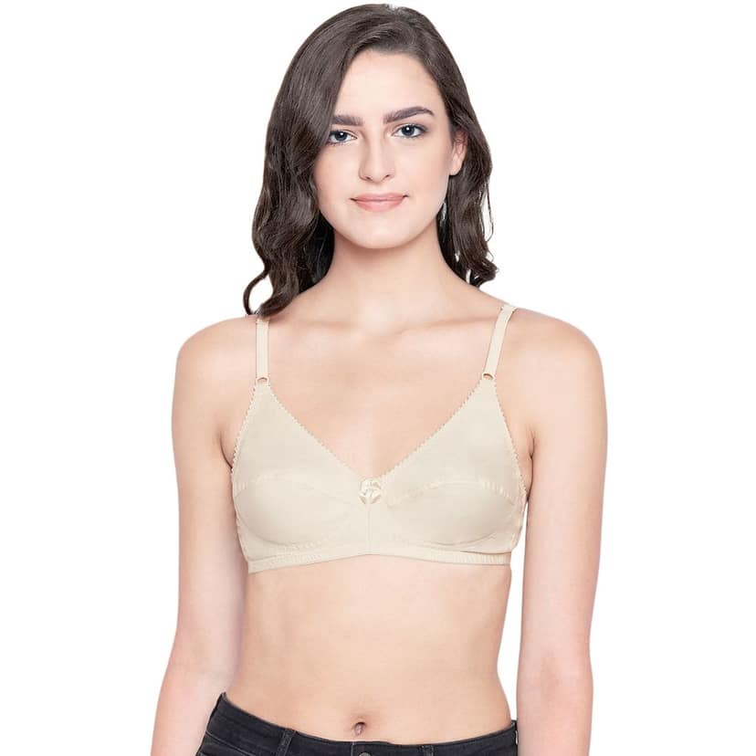 Bodycare Women Cotton Full Coverage Non Padded Regular Bra Pack - 2 E5508BS view 3