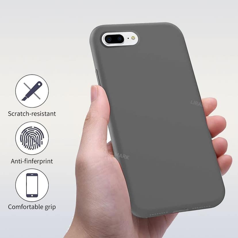 LIRAMARK Liquid Silicone Soft Back Cover Case for Apple iPhone 7 Plus / 8 Plus view 3