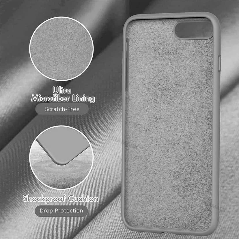 LIRAMARK Liquid Silicone Soft Back Cover Case for Apple iPhone 7 Plus / 8 Plus view 4