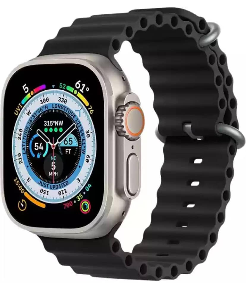 VEhop Ultra Watch with BT Calling, HD Display Black Smart Watch view 2