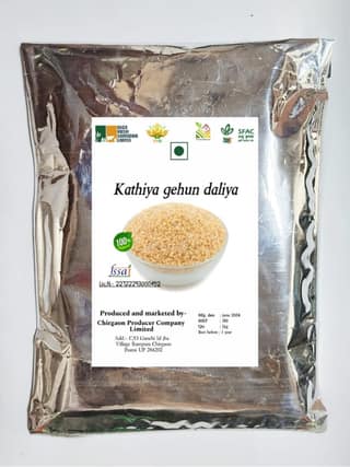 Kathiya gehu daliya | Kathiya Wheat Daliya | 1Kg (pack of 2)