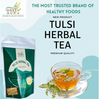 Green Aura Tulsi Herbal Tea - 50 gm