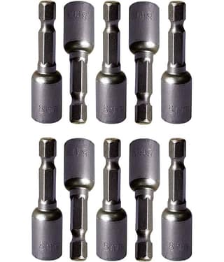 LAXMI 8mm Magnetic Socket Set (Pack of 10) 10 Hand Tool
