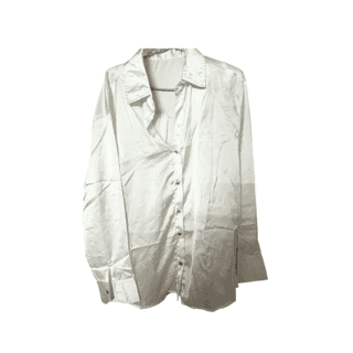Champs Trendz Satin Shirts, White - XXL