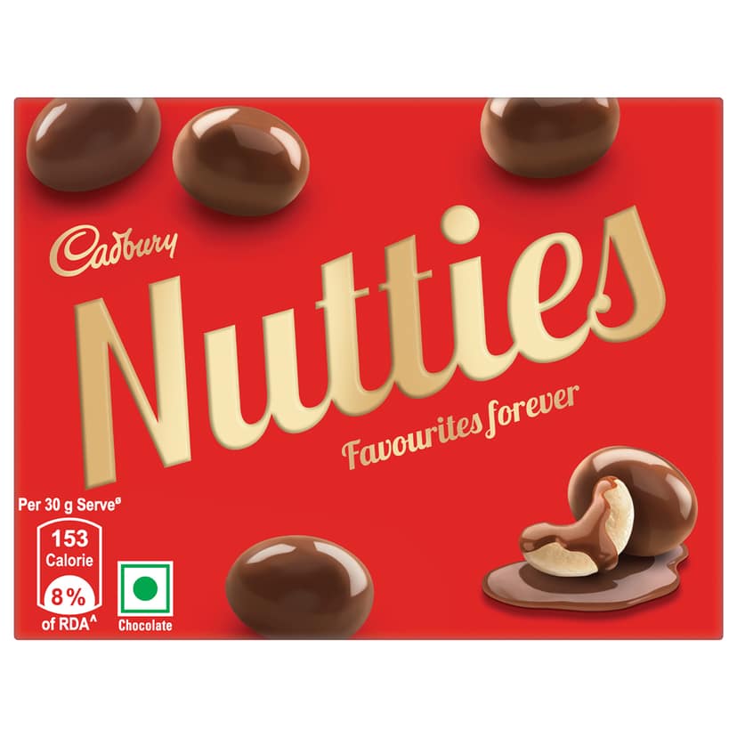 Cadbury Nutties Chocolate Pack, 30 g
