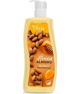 OLIVIA Honey & Almond Moisturizer, 400 ml