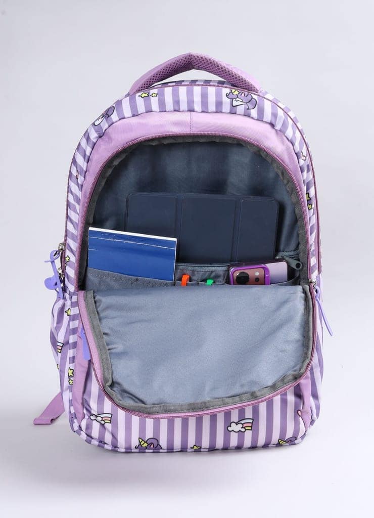 PB Pearlbags Polyester Water Resistant Casual Backpack With Laptop Sleeve For School,college & Office For Boys and Girls,Men & Women view 2