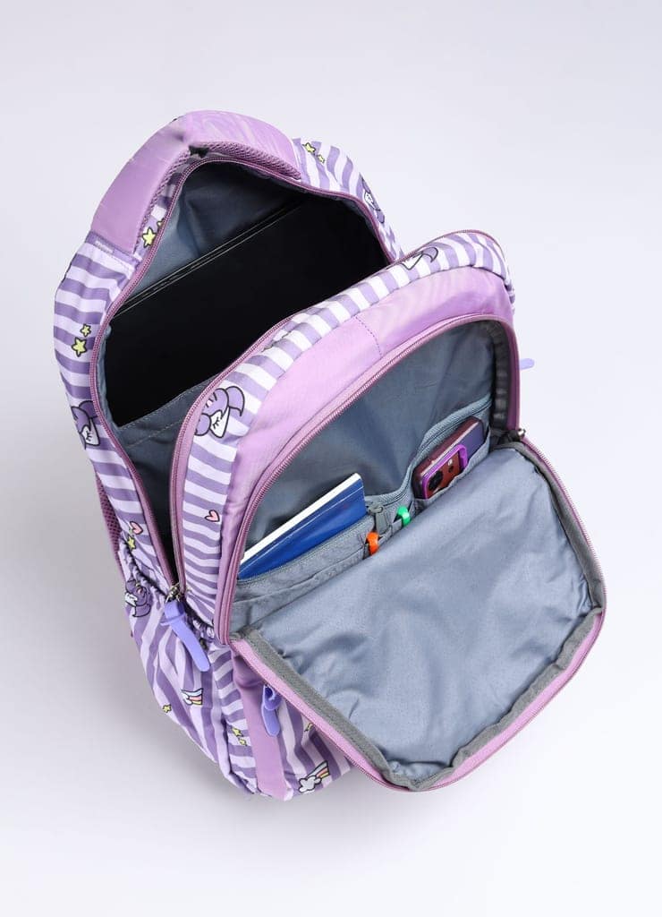 PB Pearlbags Polyester Water Resistant Casual Backpack With Laptop Sleeve For School,college & Office For Boys and Girls,Men & Women view 5