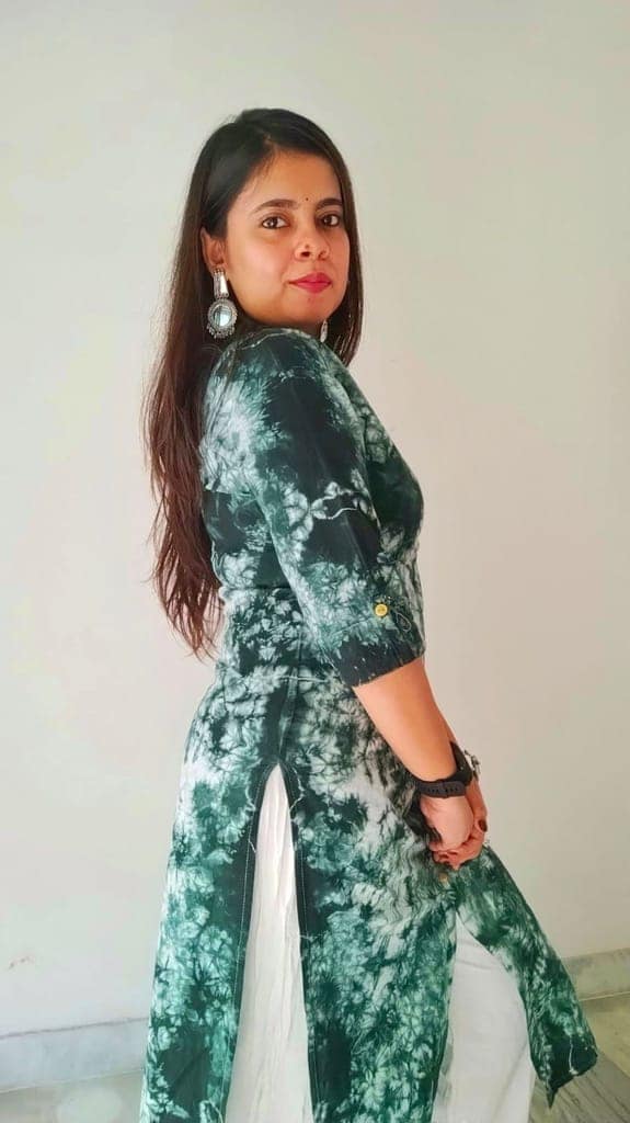Handdyed Bandhani Kurta for Women