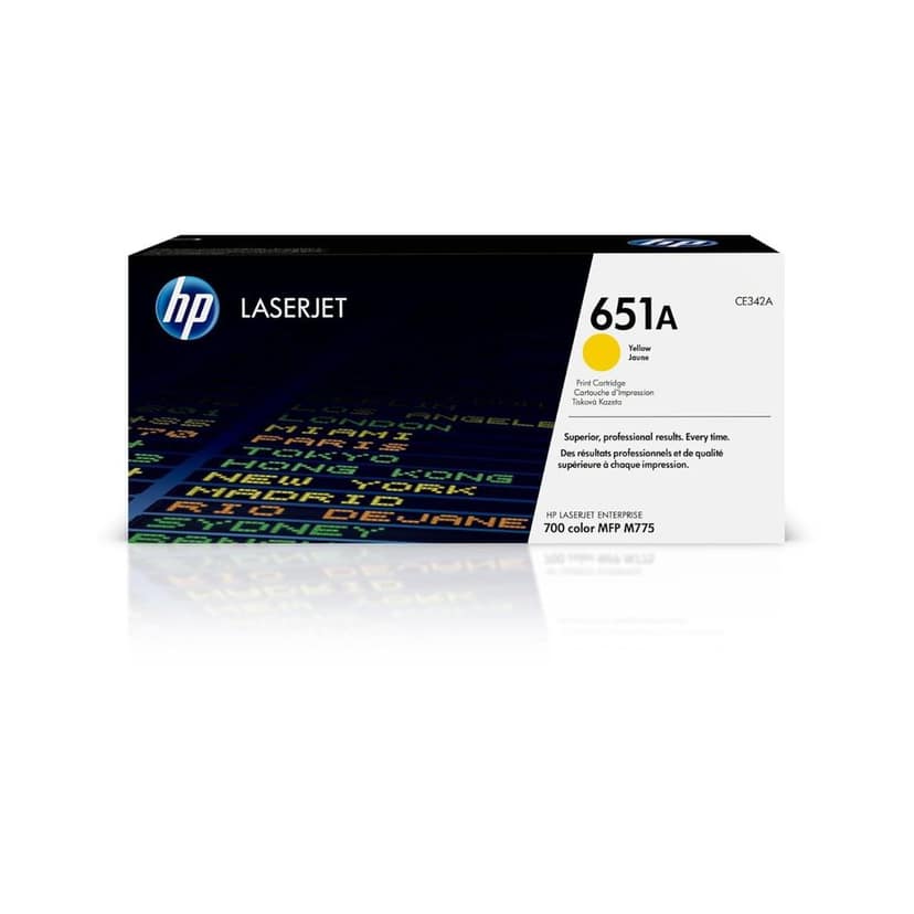 HP 651A Yellow Original LaserJet Toner Cartridge (CE342A) view 3