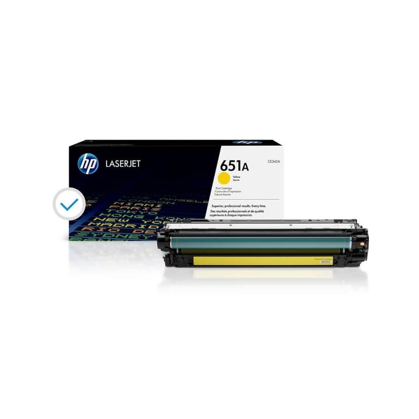 HP 651A Yellow Original LaserJet Toner Cartridge (CE342A) view 4