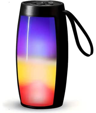COREGENIX 1202 5 W Bluetooth Speaker Bluetooth v5.0 with LED lights Torch Playback Time 6 hrs Black