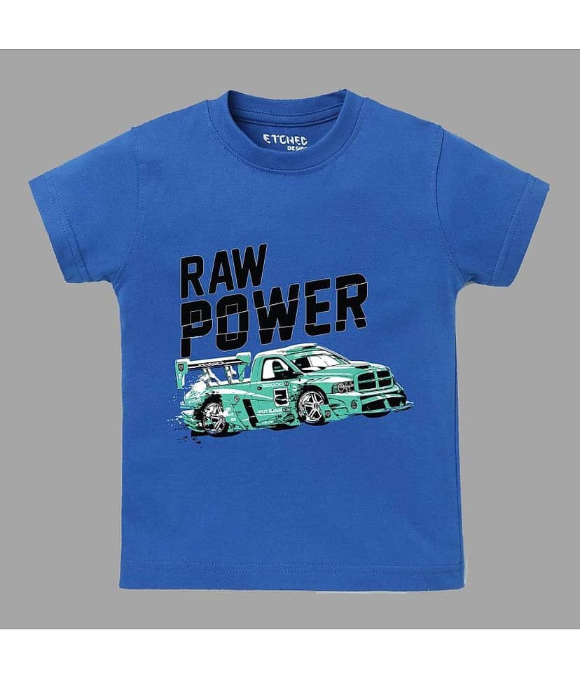 ETCHED DESIGN Pack of 1 Boys Cotton Polo T-Shirt ( Multicolor ) view 5