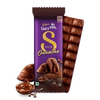 Cadbury Dairy Milk Silk Ganache Chocolate Bar, 146 g