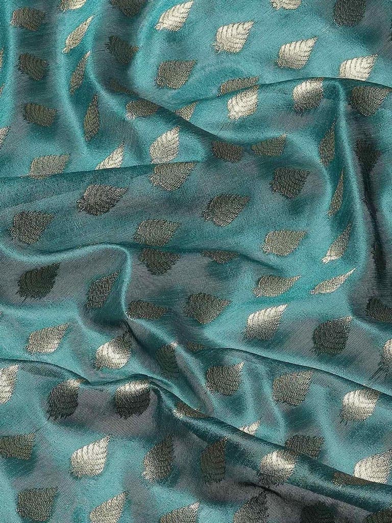 Women's Banarasi Art Silk Saree With Unstiched Blouse Piece view 5
